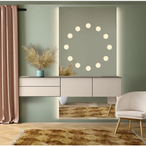 Lustro do toaletki w dwóch częściach z podświetleniem - HOLLYWOOD GLAM LED